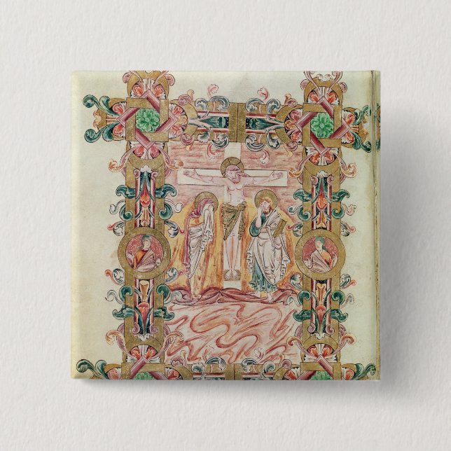 The Crucifixion 15 Cm Square Badge (Front)