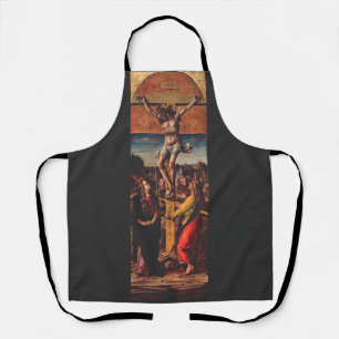 The Crucifixion after Carlo Crivelli Sacred Art Apron