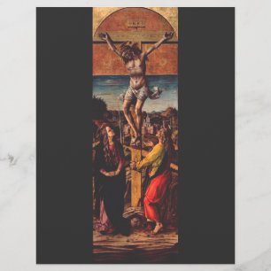 The Crucifixion after Carlo Crivelli Sacred Art Flyer