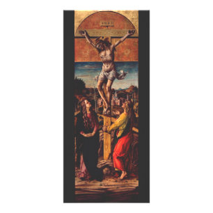 The Crucifixion after Carlo Crivelli Sacred Art Rack Card