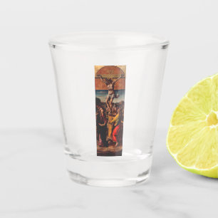 The Crucifixion after Carlo Crivelli Sacred Art Shot Glass