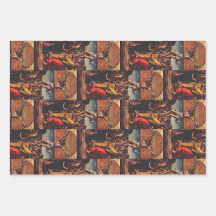 The Crucifixion after Carlo Crivelli Sacred Art Wrapping Paper Sheet