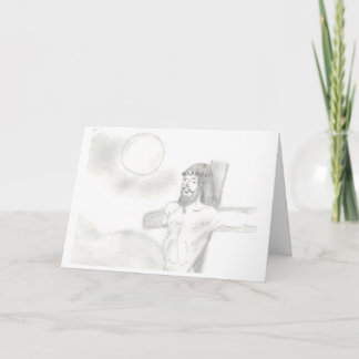 "The Crucifixion" an Easter card