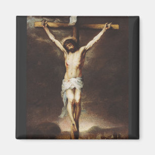 The Crucifixion by Bartolome Esteban Murillo Magnet