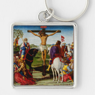 The Crucifixion by Benvenuto di Giovanni Key Ring