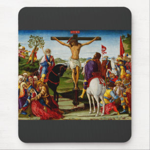 The Crucifixion by Benvenuto di Giovanni Mouse Mat