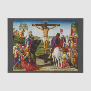 The Crucifixion by Benvenuto di Giovanni Tissue Paper