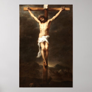 The Crucifixion by Estebán Murillo, Religious Poster