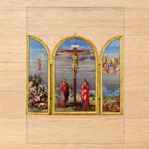 The Crucifixion by Francesco Granacci Acrylic Invitations