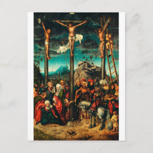The Crucifixion by Lucas Cranach the Elder Art Postcard