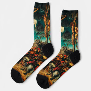 The Crucifixion by Lucas Cranach the Elder Socks