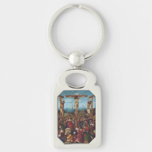 The Crucifixion by Van Eyck Key Ring