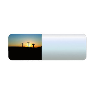 The Crucifixion Crosses at Sunset