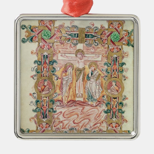 The Crucifixion Metal Tree Decoration (Front)