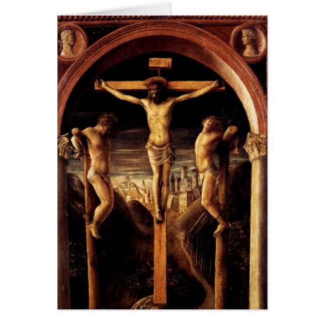 The Crucifixion of Jesus by Vincenzo Foppa - 1456 (Front)