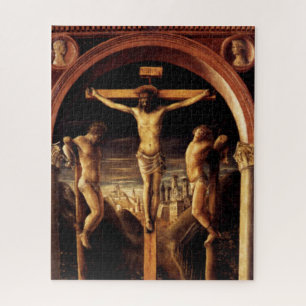 The Crucifixion of Jesus by Vincenzo Foppa - 1456 Jigsaw Puzzle