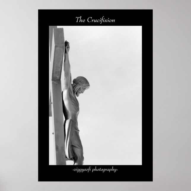 The crucifixion of Jesus Christ poster (Front)