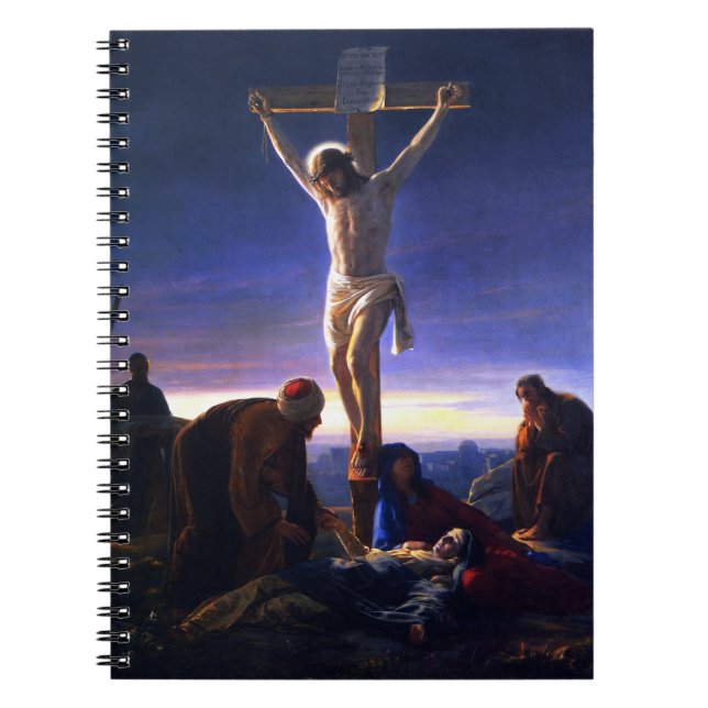 The Crucifixion of Jesus. Fine Art Gift Notebook (Front)