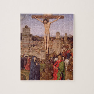 The Crucifixion (oil on panel) Jigsaw Puzzle