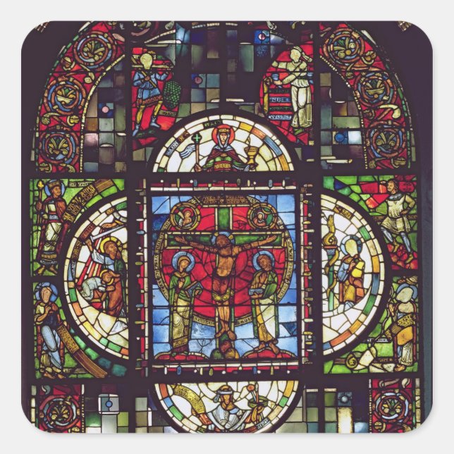 The Crucifixion Square Sticker (Front)