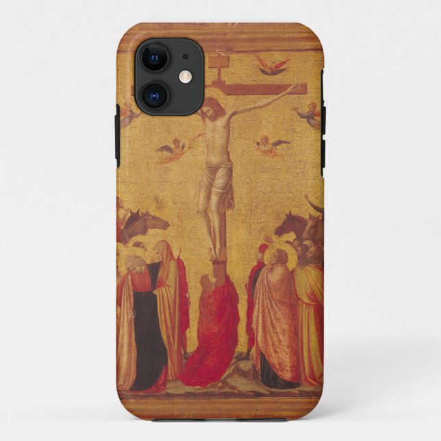 The Crucifixion (tempera on panel) Case-Mate iPhone Case (Back)