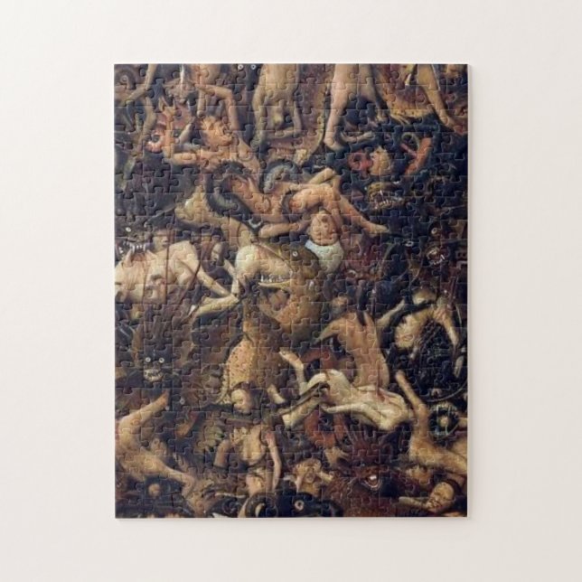The Crucifixion The Last Judgement By Jan Van Eyck Jigsaw Puzzle (Vertical)