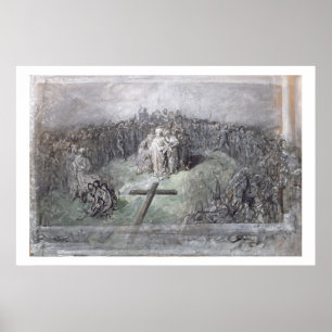 The Crucifixion (w/c and gouache on paper) Poster