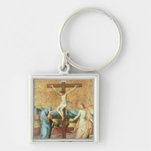 The Crucifixion with the Virgin and St John the Ev Key Ring