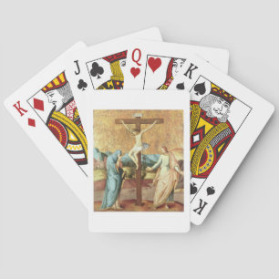 The Crucifixion with the Virgin and St John the Ev Playing Cards