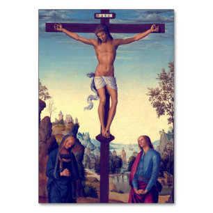 The Crucifixion with the Virgin by Pietro Perugino Table Number