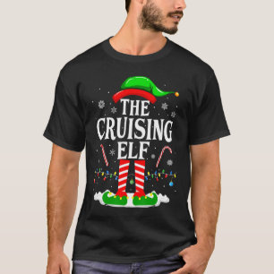 The Cruising Elf Xmas Funny Matching Family Cruise T-Shirt