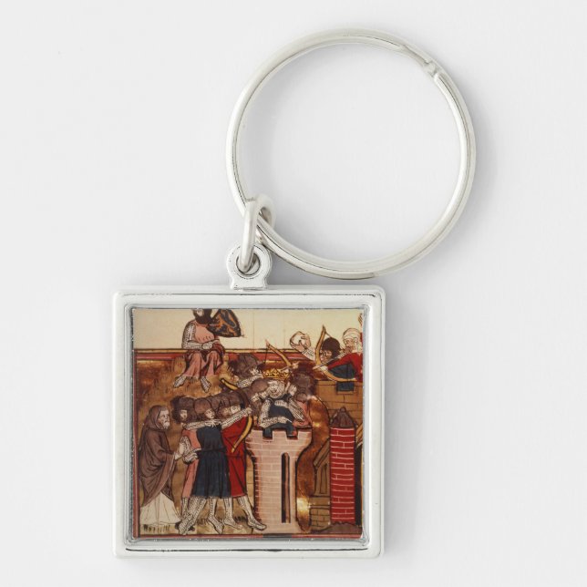 The Crusader assault on Jerusalem Key Ring (Front)