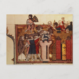 The Crusader assault on Jerusalem Postcard