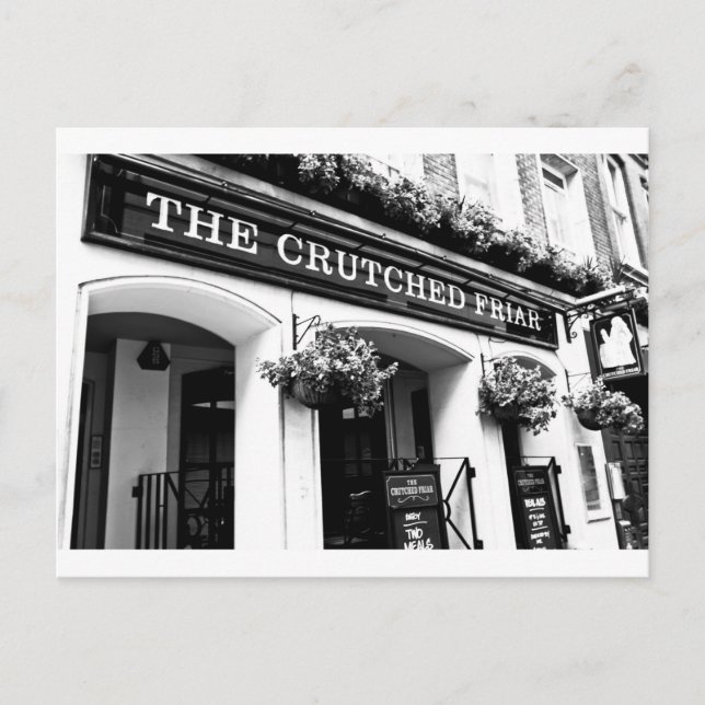 The Crutched Friar pub London Postcard (Front)