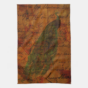 The Cry of the Peacock Tea Towel