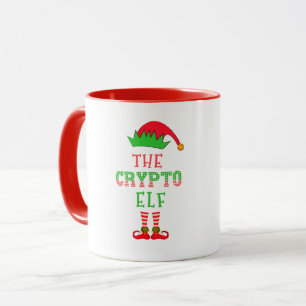 The Crypto Elf Christmas Family Matching Mug