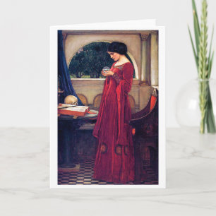 The Crystal Ball, John William Waterhouse Card