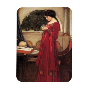 The Crystal Ball [John William Waterhouse] Magnet