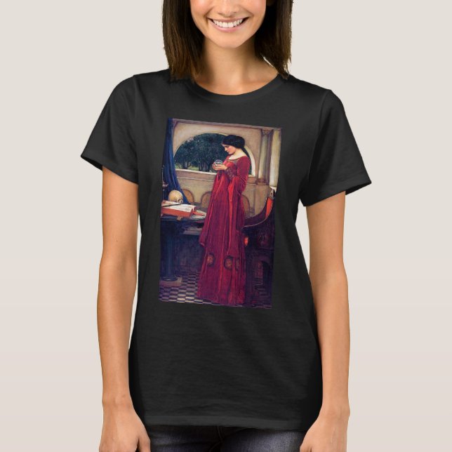 The Crystal Ball, John William Waterhouse T-Shirt (Front)