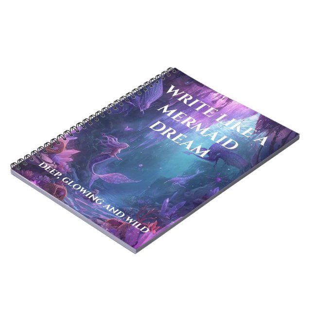The Crystal Cave of the Mermaid Notebook (Left Side)
