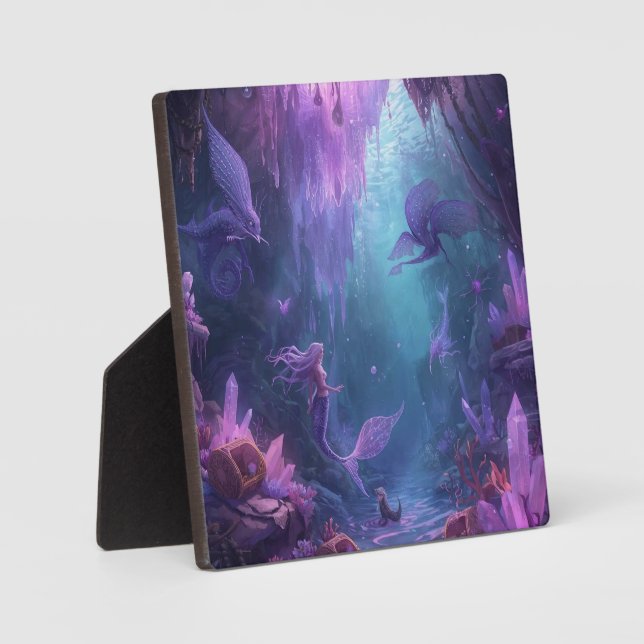 The Crystal Cave of the Mermaid Plaque (Front)