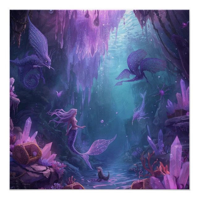The Crystal Cave of the Mermaid Poster (Front)