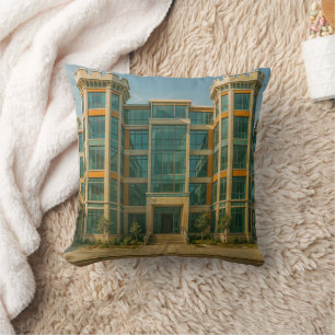 The Crystal Citadel Castle Cushion