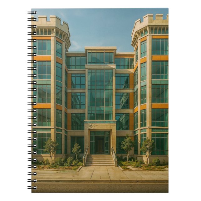 The Crystal Citadel Castle Notebook (Front)