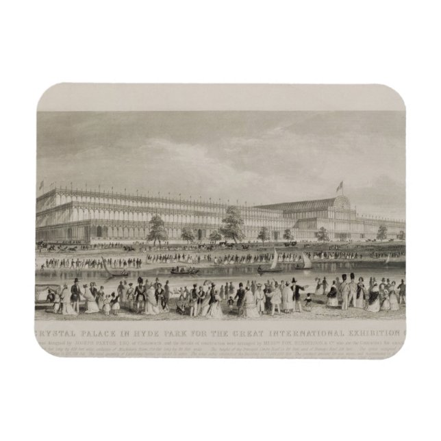 The Crystal Palace in Hyde Park for the Great Inte Magnet (Horizontal)