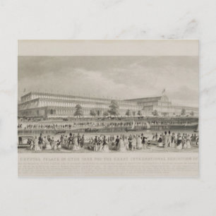 The Crystal Palace in Hyde Park for the Great Inte Postcard