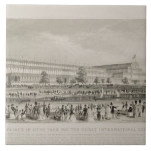 The Crystal Palace in Hyde Park for the Great Inte Tile