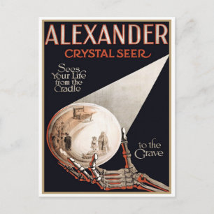The Crystal Seer, 1910 Postcard