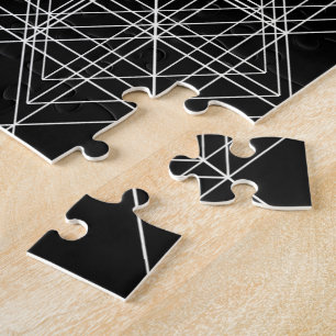 The Crystal Temple Sacred Geometry Jigsaw Puzzle