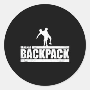 The Ct Challenge Bananas Backpack Classic Round Sticker